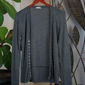 Zenana Outfitters Grey Cardigan